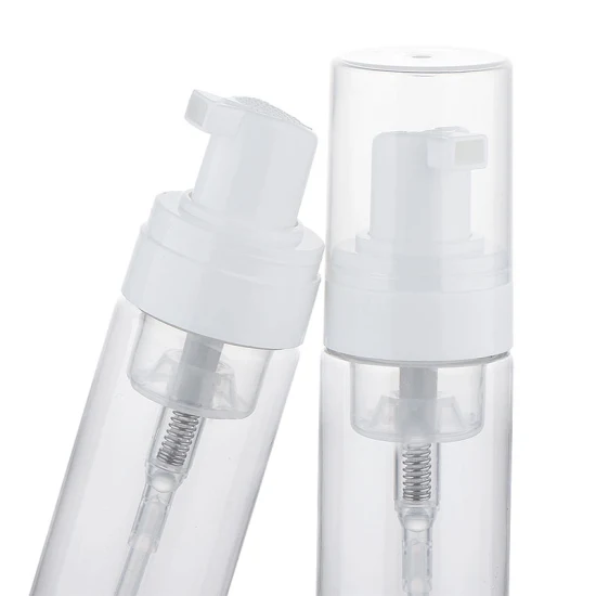 Custom-Eco-Friendly-Biodegradable-Foam-Bottles-100ml-180ml-250ml-Clear-Facial-Foaming-Face-Wash-Bottle