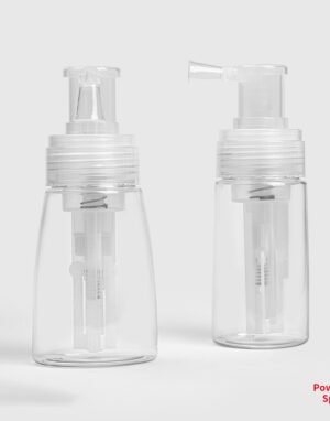 Powder Spray Bottle Series – 140ml and 180ml | PET Material | 0.06cm³ Output