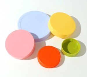 Plastic Continuous Thread Caps – Ribbed & Smooth Options | Custom Colors & Liners