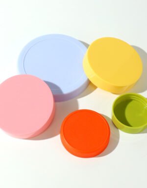 Plastic Continuous Thread Caps – Ribbed & Smooth Options | Custom Colors & Liners