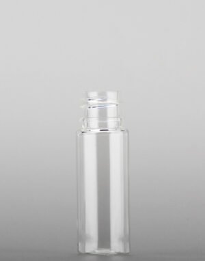 15ml Clear PET Bottle – 18/410 Neck | Slim Cylinder Style for Serums, Oils & Travel Use