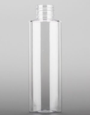 120ml Cylinder Round PET Bottle – 24/410 Neck | Transparent, Durable & Recyclable