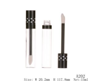 Mini Round Lip Gloss Tube with Wand – A202 (3ml)