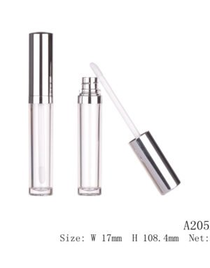 Round Lip Gloss Tube with Wand – A205A (4ml)