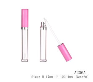 Mini Round Lip Gloss Tube with Wand – A206A (3ml)