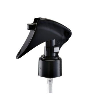 24/410 Mini Trigger Sprayer with Push-Button Lock | Fine Mist | PP Material | Black Finish
