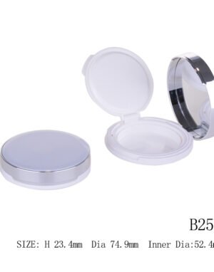 Elegant Cushion Compact Case with Mirror – B253