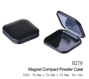 Magnetic Square Compact Powder Case – B279 (10g)