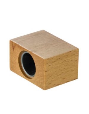 Wooden Perfume Cap – Rectangular Block Design
