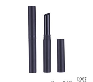 Matte Black Slim Lipstick Tube – D067
