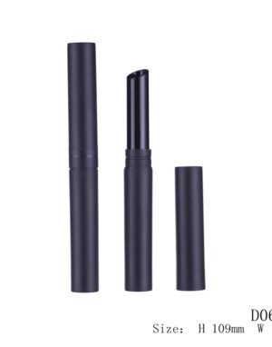 Matte Black Slim Lipstick Tube – D067